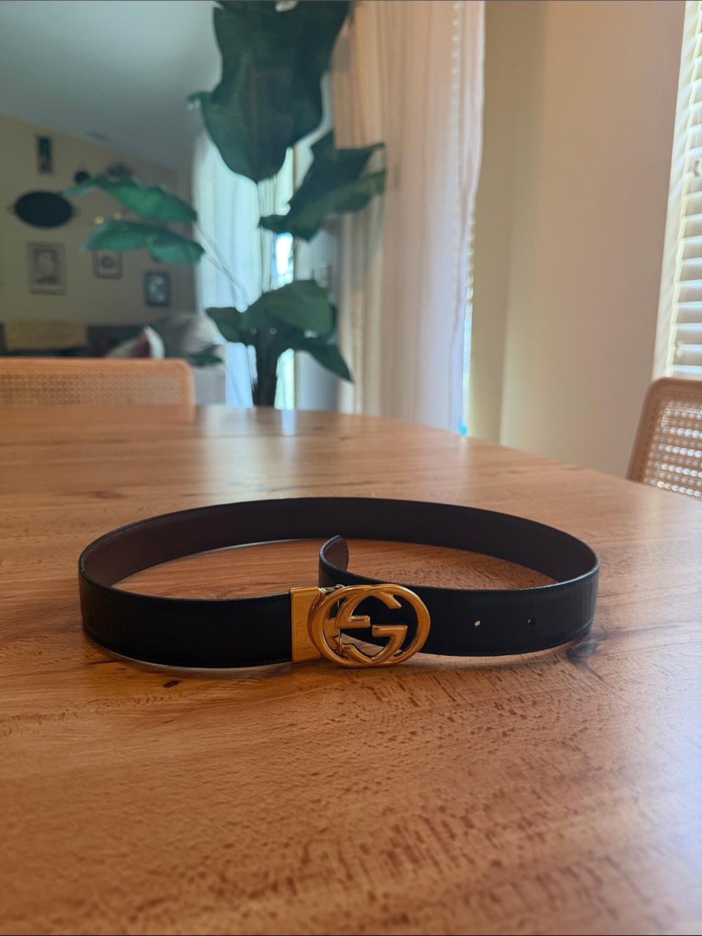 Authentic Gucci Reversible Belt